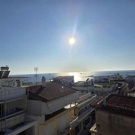 Downtown Sea View Penthouse Apartman Néa Mudaniá