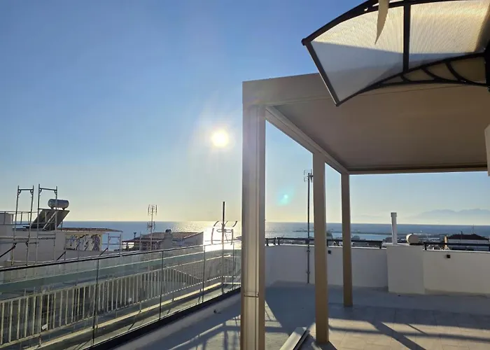 Downtown Sea View Penthouse Apartment Nea Moudania