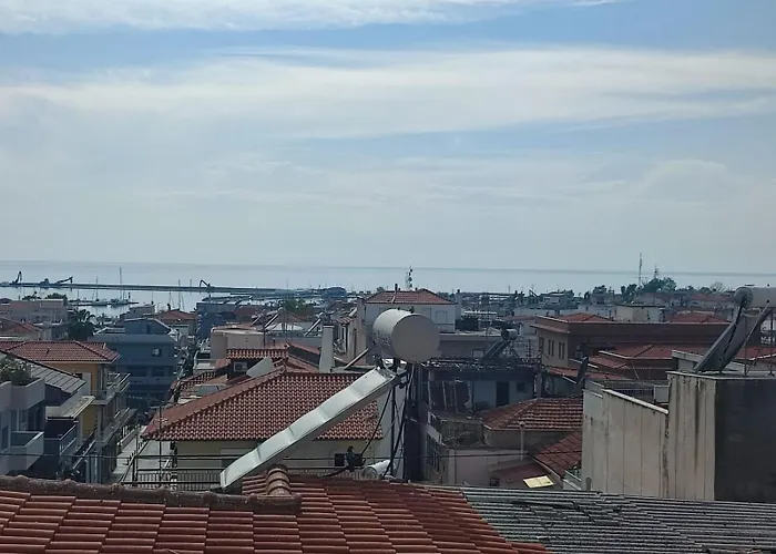 Downtown Sea View Penthouse Daire Nea Moudania